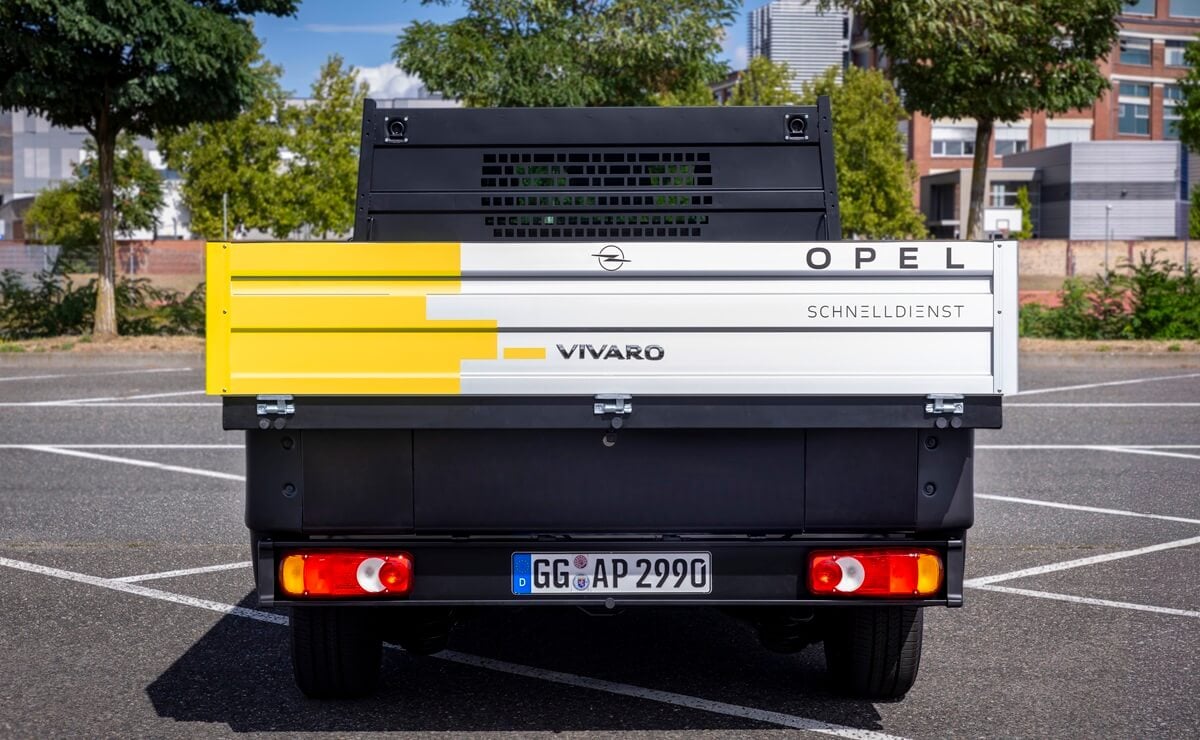 Vivaro Flatbed, el furgón de Opel y sus novedades