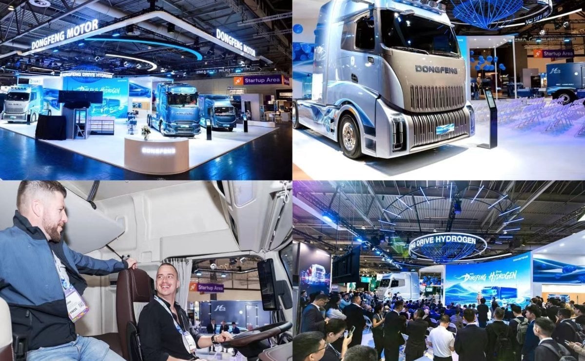 Dongfeng Motor presenta la plataforma T1 y tres vehículos de hidrógeno 1 Dongfeng y sus lanzamientos