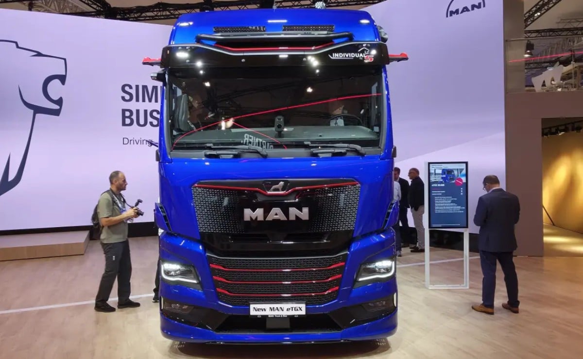 MAN eTGX eléctrico: rediseño frontal para superar los 500 km de autonomía 1 NMAN: nuevo frente para el MAN eTGX y la moda de los eléctricos extra largos (IAA 2026)