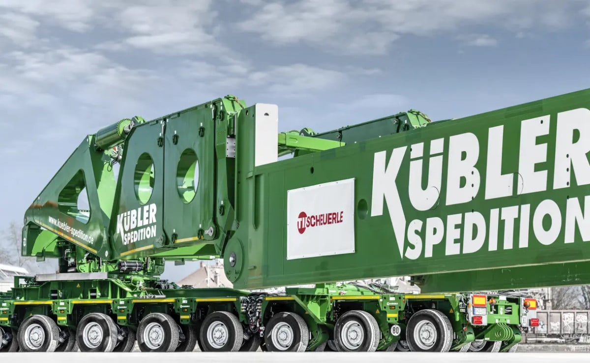 ¿Por qué este transporte necesita 44 ejes para transportar 320 toneladas? 3 por qu este transporte necesita 44 ejes 1