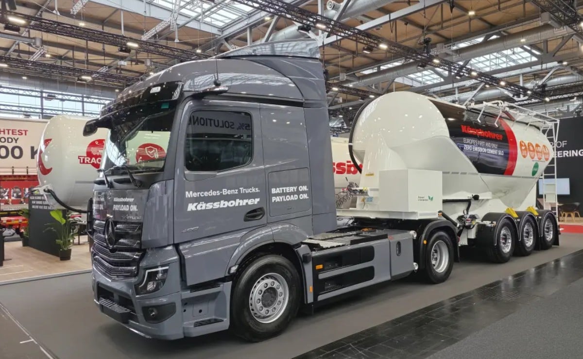 Hyundai jako autotransporter na wodór i ultralekki silos na prąd Kässbohrera (IAA 2026) - 