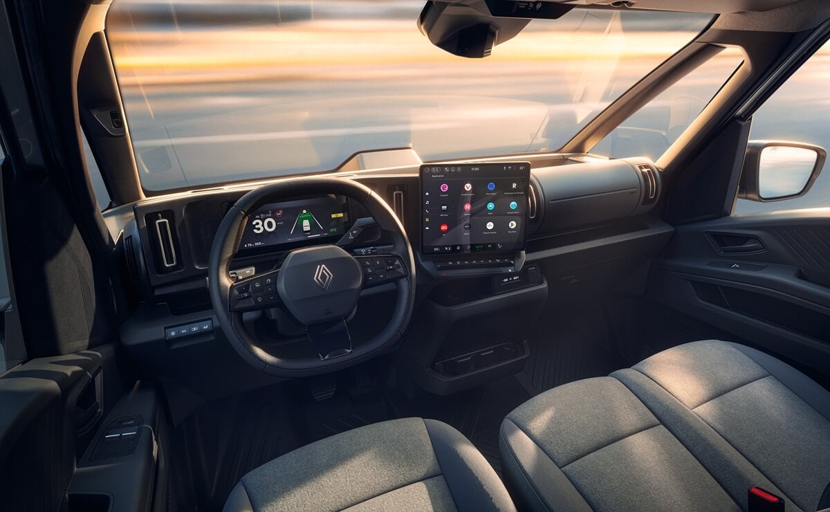 Así es la Renault Trafic Van E-Tech Electric para enfrentar a Citroën Jumpy 3 Trafic Van E Tech electric INTERIOR