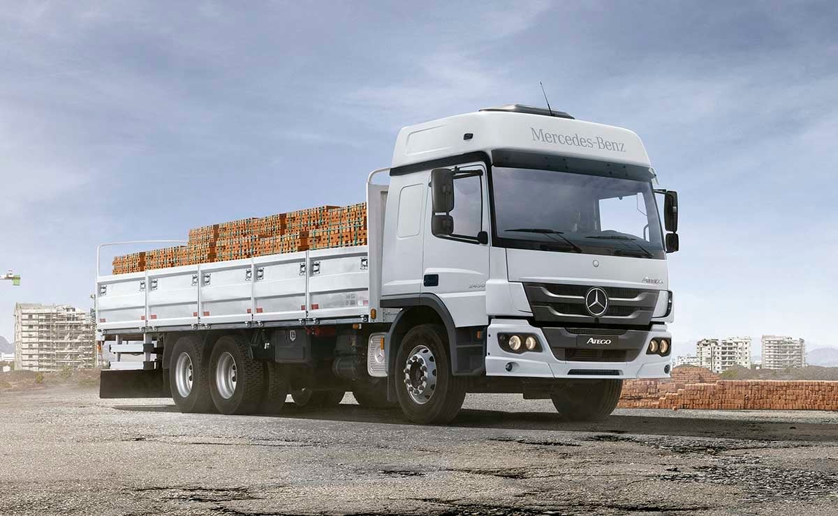 ¿Cuáles fueron los camiones más vendidos en septiembre 2026? 2 Un Mercedes Benz Atego