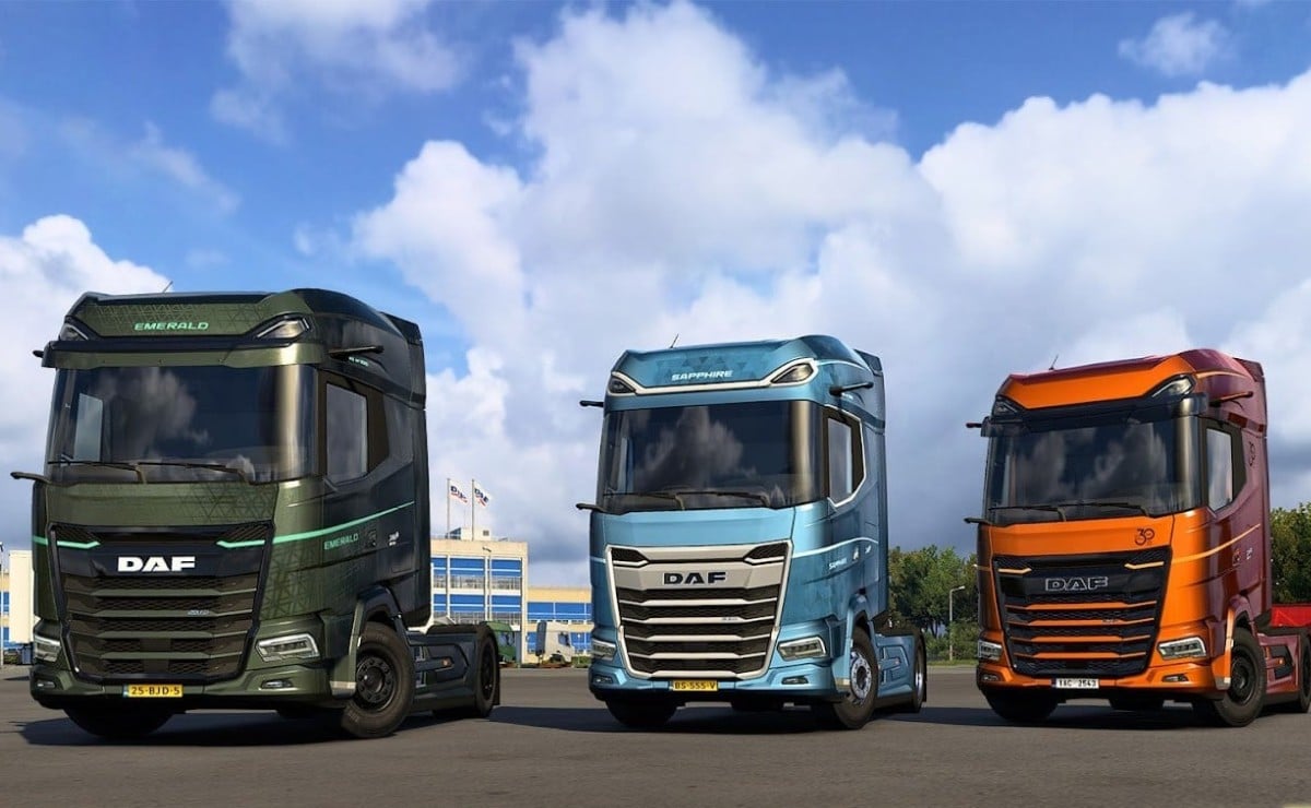 El DAF XG+ tope de gama desembarca en Euro Truck Simulator 2 con las ediciones Emerald, Sa