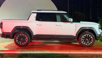 Jetour F700, la pick up con 3 motores