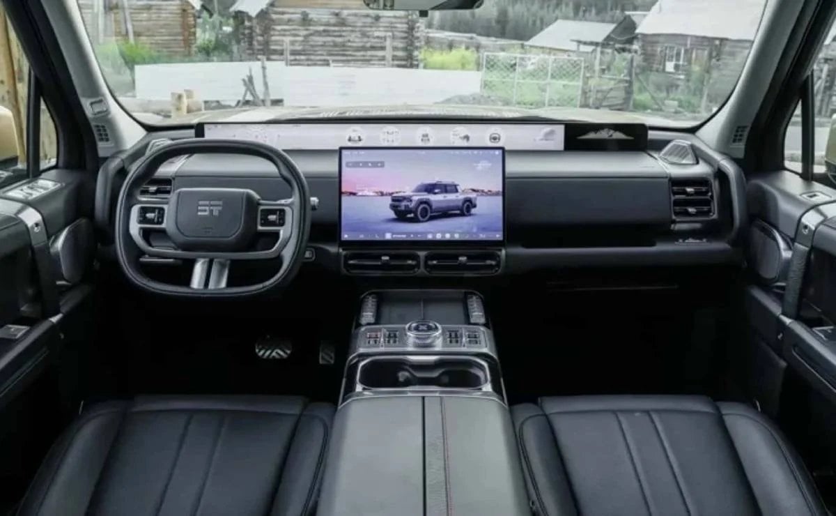 Jetour F700, la pick up híbrida con 3 motores, 904 CV y pantalla de 35.4 pulgadas 4 jetour f7004 1