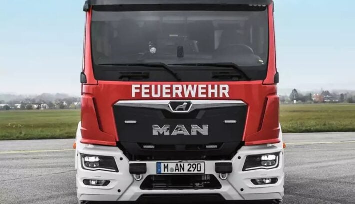 El camión de bomberos de MAN