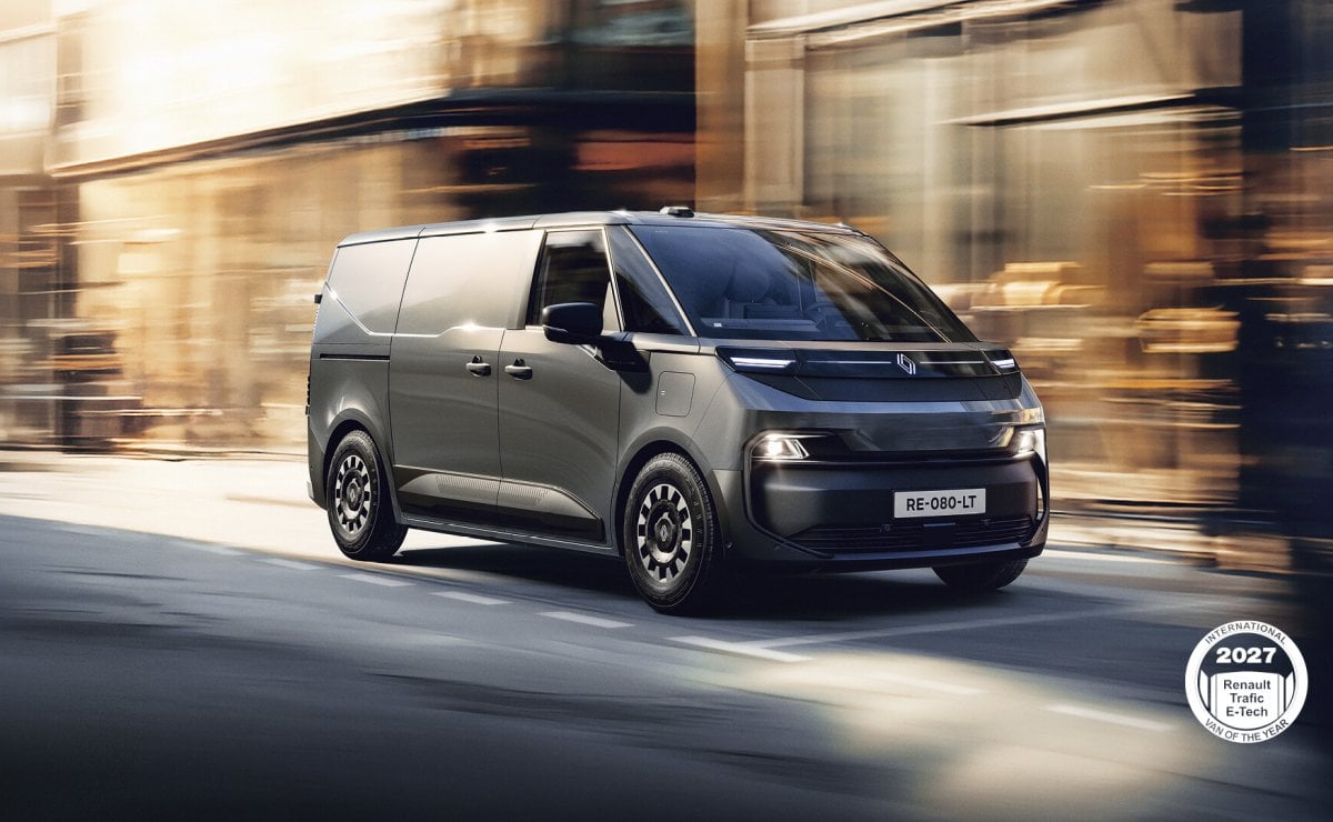 Así es la Renault Trafic Van E-Tech Electric para enfrentar a Citroën Jumpy 2 renault trafic van e tech electrico1