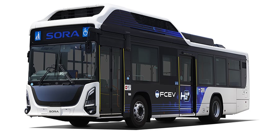 Toyota Sora: el bus a hidrógeno con más de 300 km de autonomía y la mitad de tanques que antes 6 toyota sora el bus a hidr geno con m s d 3