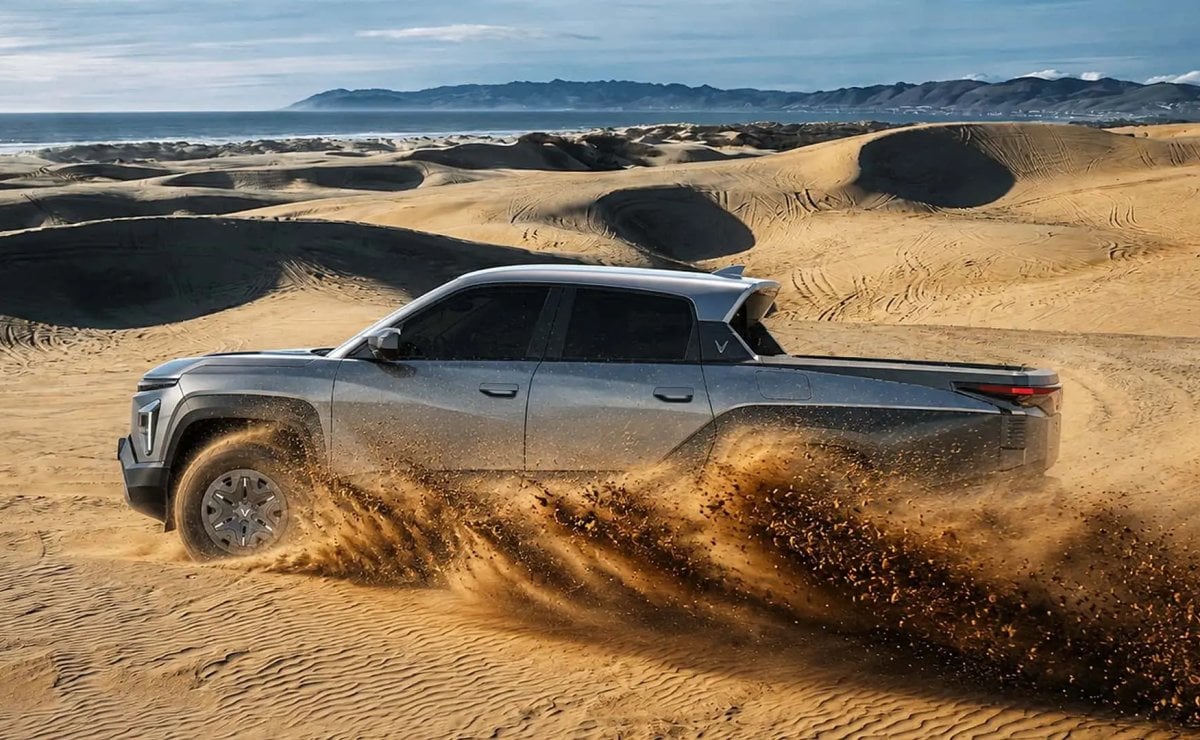 La revolucionaria pick up que llega con dos motores, 218 CV y 1000 km de autonomía 1 La nueva pick up de origen vietnamita con 1000 km de autonomía