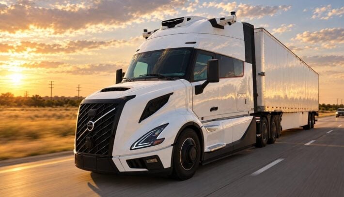 Volvo y su nuevo camión autónomo con Waabi